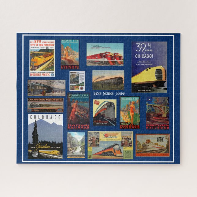 Vintage Railway Advertising     Jigsaw Puzzle (Horizontal)