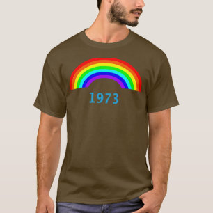 Vintage Rainbow 1973 A Retro Year T-Shirt