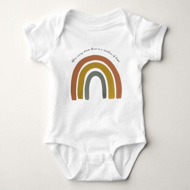 Vintage Rainbow Baby Bodysuit (Front)