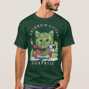 Vintage Rainbow Kitten Surprise  T-Shirt