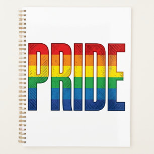 Vintage Rainbow Pride Typography Shirt Design_1 Planner