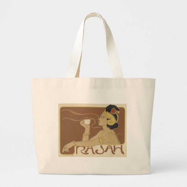 Vintage Rajah Coffee Ad - Bag (Front)
