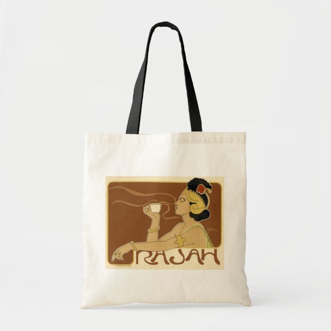 Vintage Rajah Coffee Ad - Bag (Front)