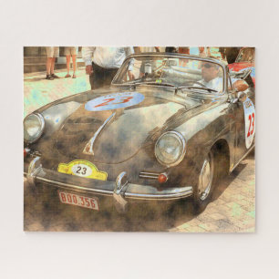Vintage Rally Car Puzzle