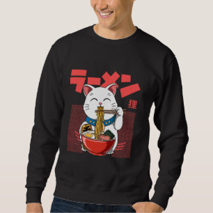 Vintage Ramen Maneki Neko Sweatshirt