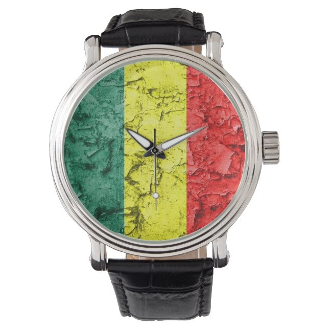 Vintage rasta flag watch (Front)