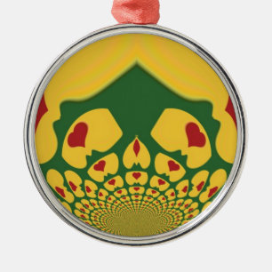 Vintage Rastas Colour One Lovely Hakuna Matata.jpg Metal Tree Decoration