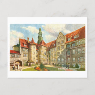 Vintage Rathaus Bielfeld Germany Postcard