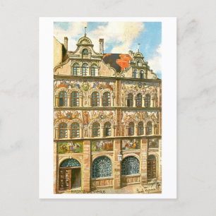 Vintage Rathaus Konstanz Germany Postcard