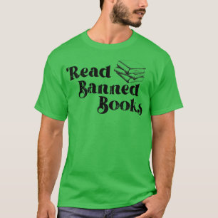Vintage Read Banned Books Black T-Shirt