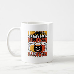 Vintage Ready For Halloween Candy Bucket Shirt Des Coffee Mug