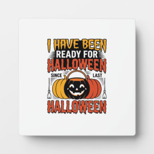 Vintage Ready For Halloween Candy Bucket Shirt Des Plaque