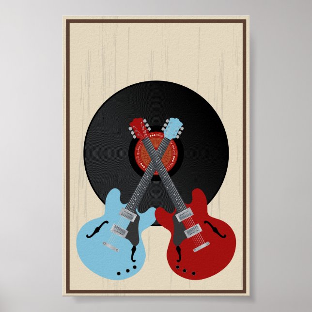 Vintage record poster (Front)