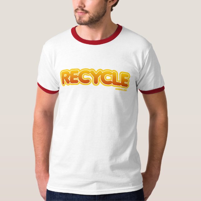 Vintage Recycle Ringer T-Shirt (Front)