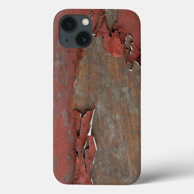 Vintage Red Barn Wood Case-Mate iPhone Case (Back)