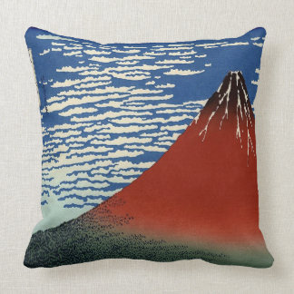 Vintage Red Fuji Cushion