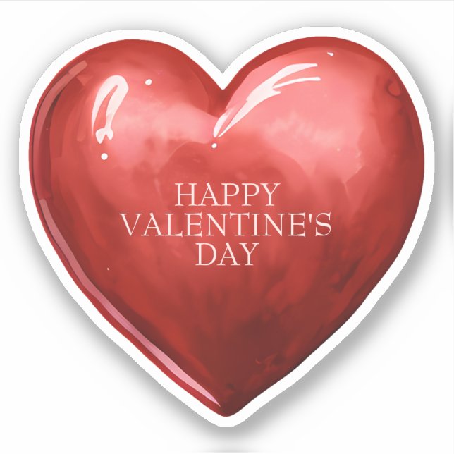 Vintage Red Heart Valentine's Day (Front)