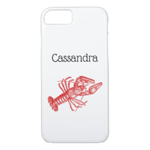 Vintage Red Lobster #1 Drawing Case-Mate iPhone Case