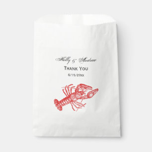 Vintage Red Lobster #1 Drawing Favour Bags