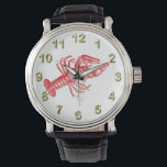 Vintage Red Lobster #1 Drawing Watch<br><div class="desc">Vintage Red Lobster #1 Drawing Customisable invitations and accessories with a stylised vintage image of a lobster. You can easily customise these products by adding text fields, removing existing text fields, changing design images or adding additional images of your choice. You can also change text fonts and text colours (and...</div>