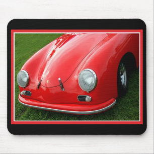 vintage Red Mouse Pad