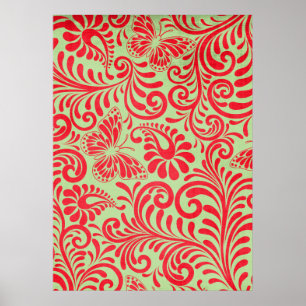 Vintage Red Poster