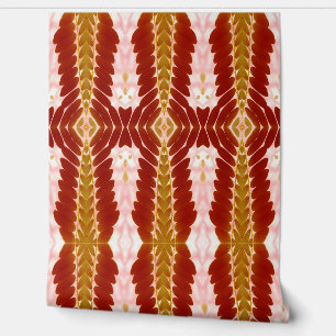 Vintage red "Ratti_Creative_Arts" wallpaper Wall