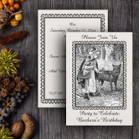 Vintage Red Riding Hood Wolf Birthday Party