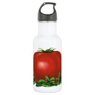 Vintage Red Ripe Tomato, Vegetables and Fruits 532 Ml Water Bottle