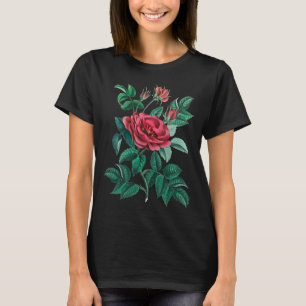 Vintage Red Rose T-Shirt