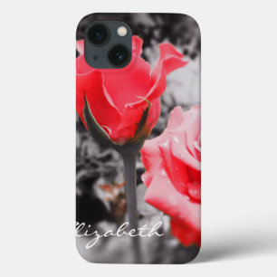 Vintage Red Roses iPhone 13 Case