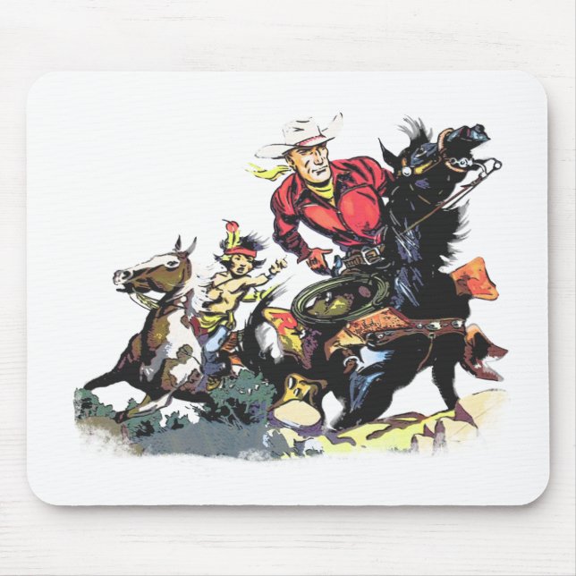 Vintage Red Ryder Gifts Mouse Pad (Front)