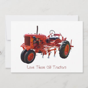 Vintage Red Tractor