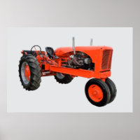 Vintage Red Tractor