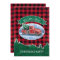Vintage Red Truck Buffalo Plaid Christmas Party