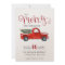 Vintage Red Truck Christmas Invitation