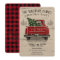 Vintage Red Truck Rustic Family Christmas Party
