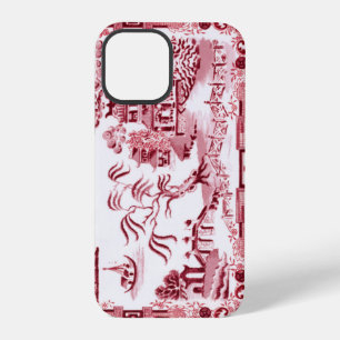 Vintage Red Willow iPhone Case