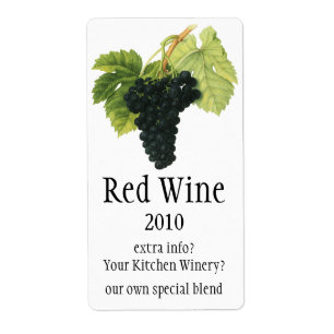 Vintage Red Wine Organic Grape Cluster, Food Fruit