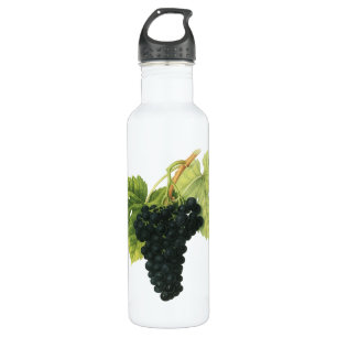 Vintage Red Wine Organic Grape Cluster, Food Fruit 710 Ml Water Bottle