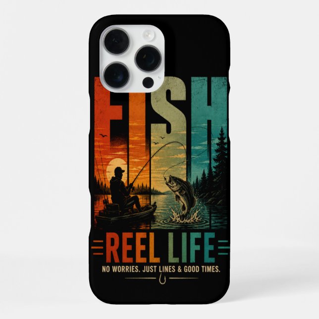 Vintage Reel Life  Fishing iPhone Case (Back)