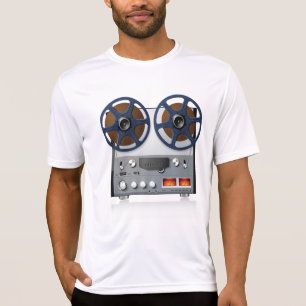 Vintage Reel-to-Reel Tape Deck Audiophile T-Shirt