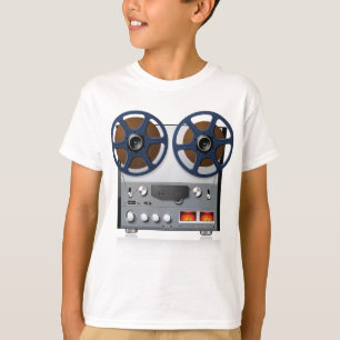 Vintage Reel-to-Reel Tape Deck Audiophile T-Shirt