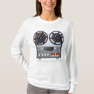 Vintage Reel-to-Reel Tape Deck Audiophile T-Shirt
