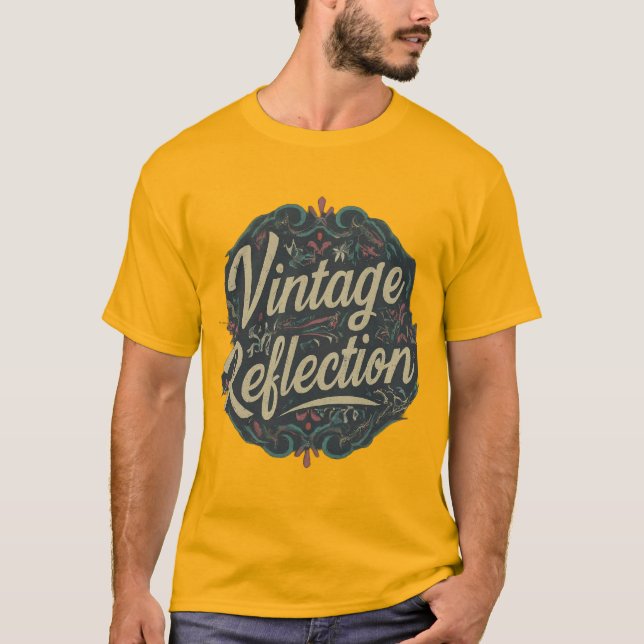 Vintage Reflection design  T-Shirt (Front)