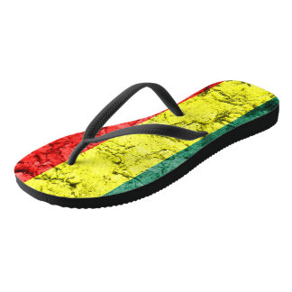 Vintage reggae flag jandals