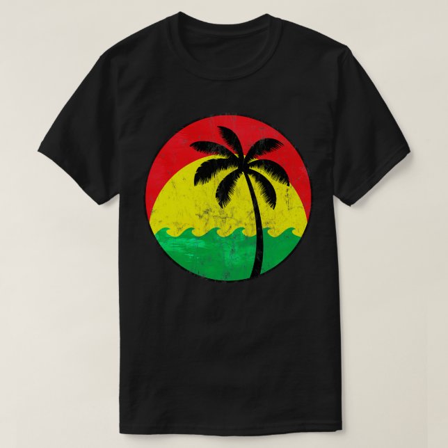 Vintage Reggae Logo T-Shirt (Design Front)