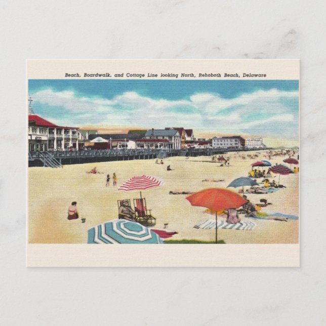 Vintage Rehoboth Beach Postcard (Front)