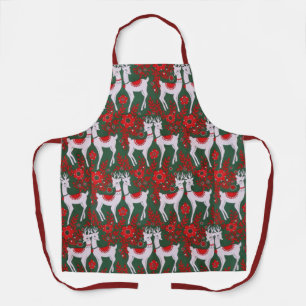 Vintage Reindeer Apron