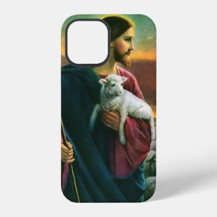 Vintage Religion, Christ Good Shepherd with Flock iPhone 12 Case